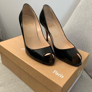 Christian Louboutin Peep-toe Patent Leather heels